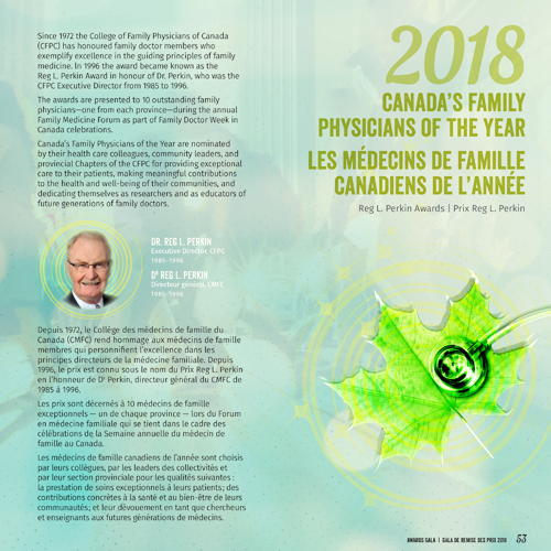 2018 Family Physician of the Year